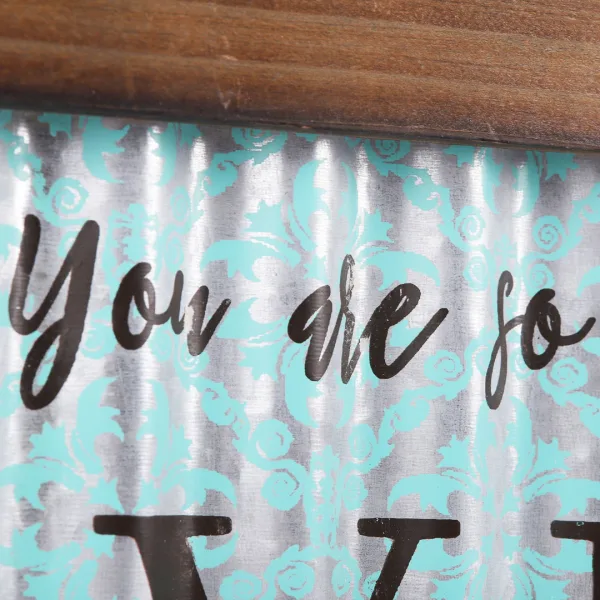 Wall Decor - Corrugated Tin - You Are So Loved - 20x8x.5 | Swanson Christian Products