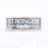Wall Decor Tin - Stronger Together - 30x11.75x.5 | Swanson Christian Products