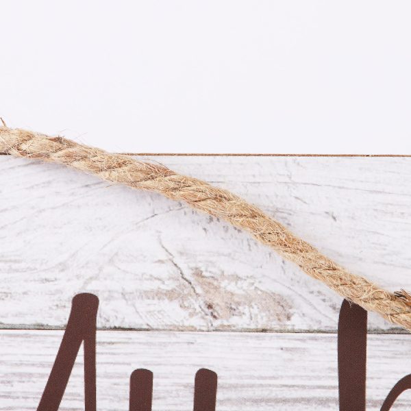 Wooden Wall Decor - Rope Hanger - My Home | Swanson Christian Products