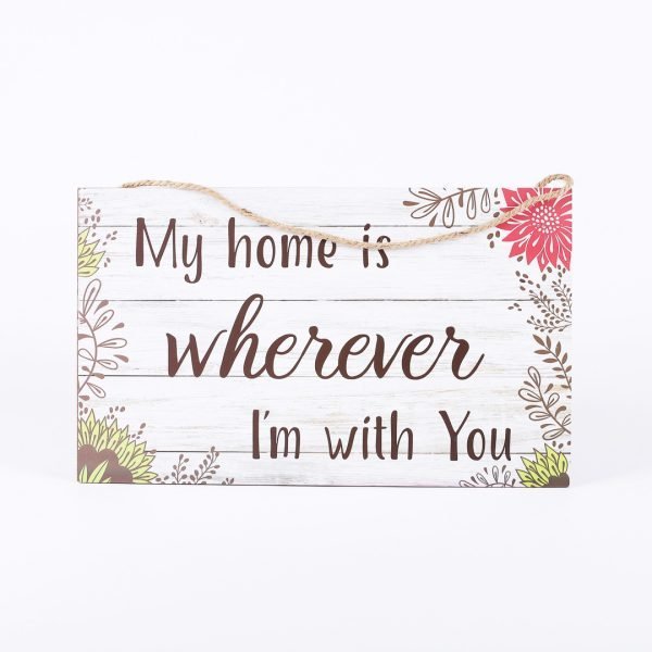Wooden Wall Decor - Rope Hanger - My Home | Swanson Christian Products