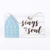 Wooden Wall Decor - Rope Hanger - Then Sings My Soul | Swanson Christian Products