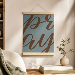 Pray – Christian Canvas Wall Art