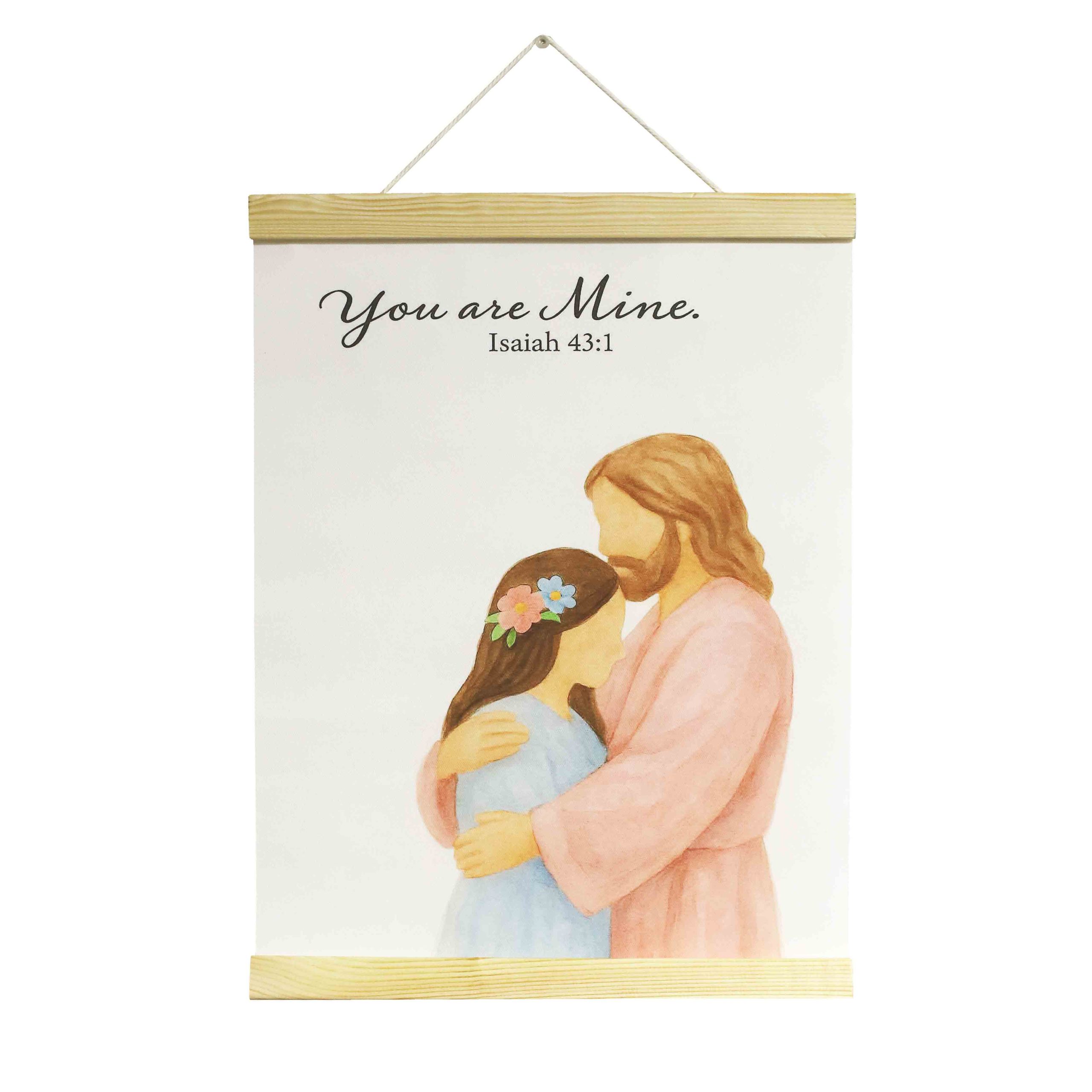 You Are Mine - Christian Canvas Wall Art - Image 2