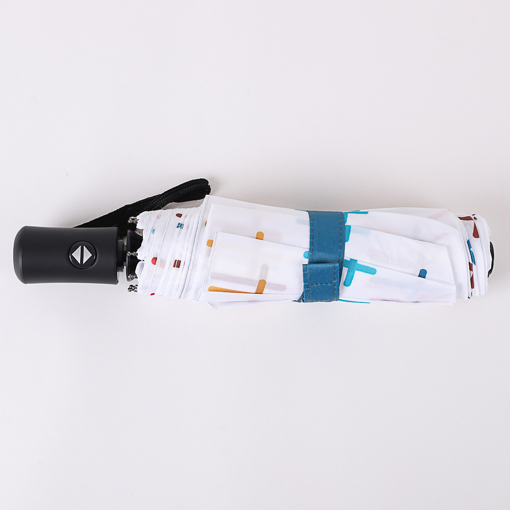 Compact Umbrella - Colorful Crosses - Image 4