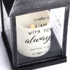 Lantern Led Candle- Black- With you Always- Swanson Christian Products
