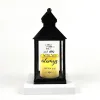 Lantern Led Candle- Black- With you Always- Swanson Christian Products