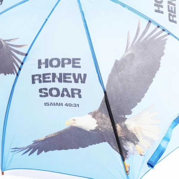 Umbrella Wooden Sticker Hope Renew Soar Eagle- Swanson Christian Products