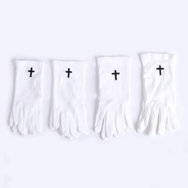 White Glove with Cross in Black- Swanson Christian Products