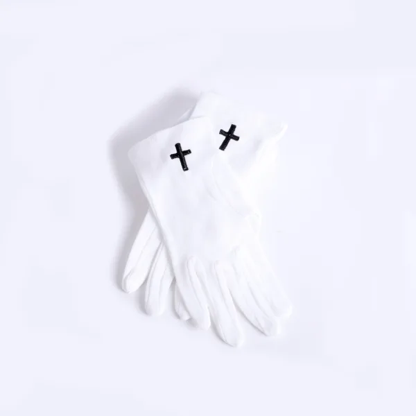 White Glove with Cross in Black- Swanson Christian Products