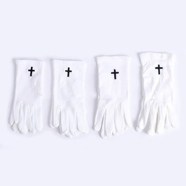 White Glove with Cross in Black- Swanson Christian Products