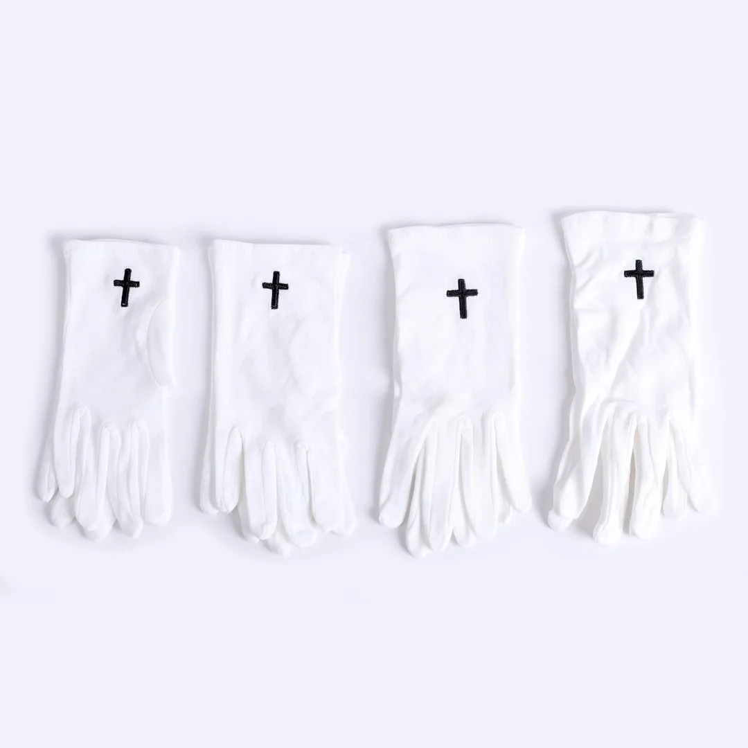 White Glove with Cross in Black- Swanson Christian Products