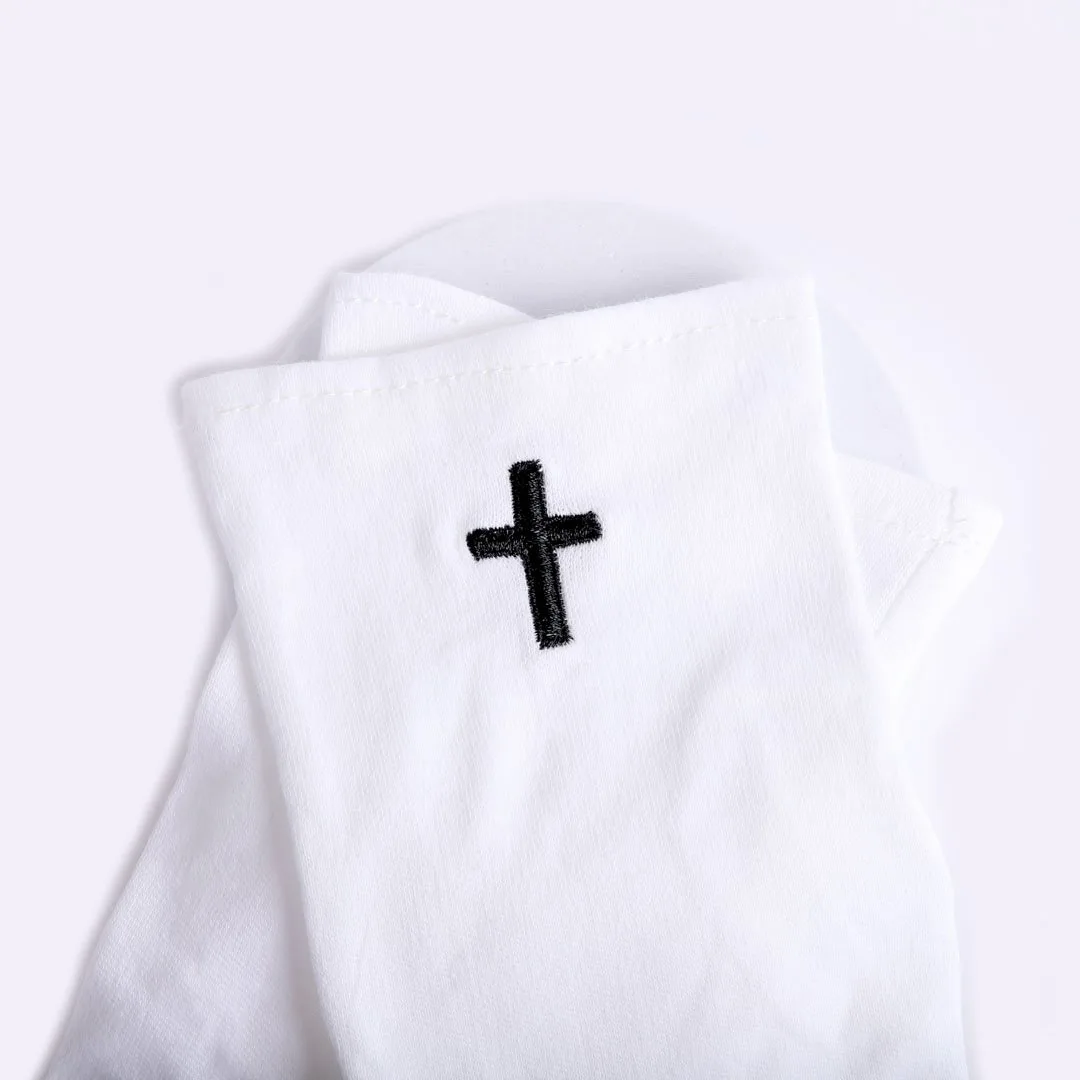 White Glove with Cross in Black- Swanson Christian Products