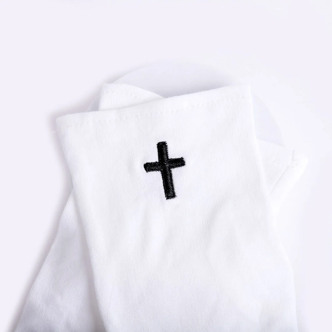 White Glove with Cross in Black- Swanson Christian Products