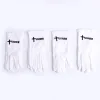 White Usher Glove Usher And Cross in Black- Swanson Christian Products