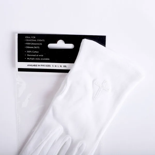 White Glove w/ White Cross- Swanson Christian Products