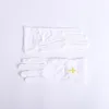 WHITE GLOVE W/ANTIQUE GOLD CROSS M