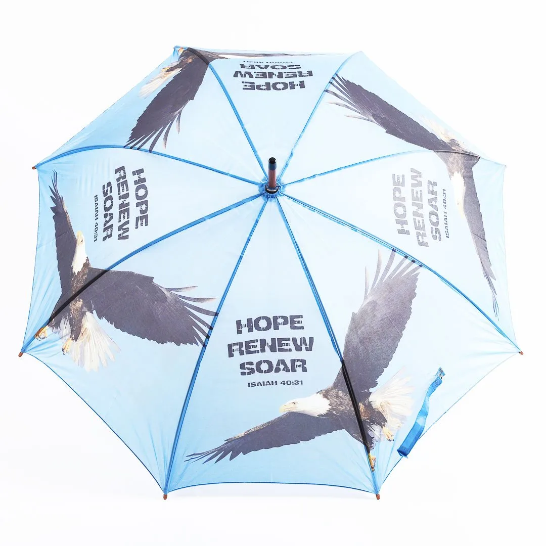 Umbrella Wooden Sticker Hope Renew Soar Eagle- Swanson Christian Products
