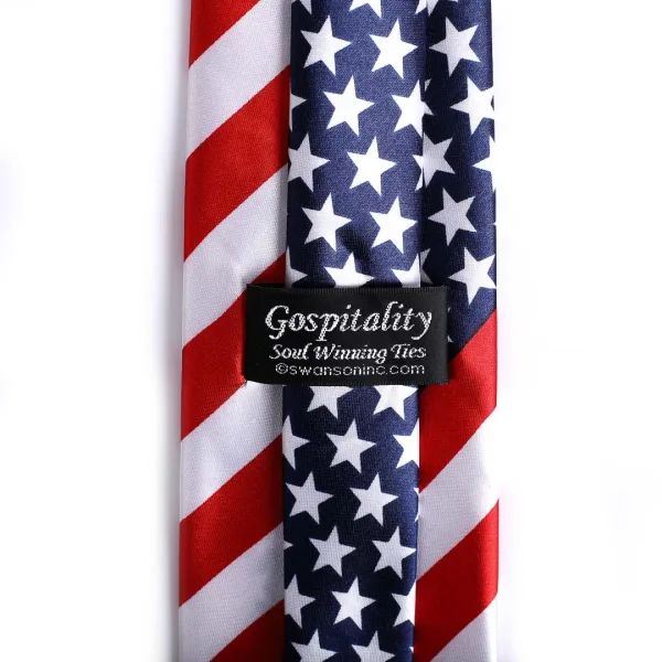 Tie Polyester - American Flag | Swanson Christian Products
