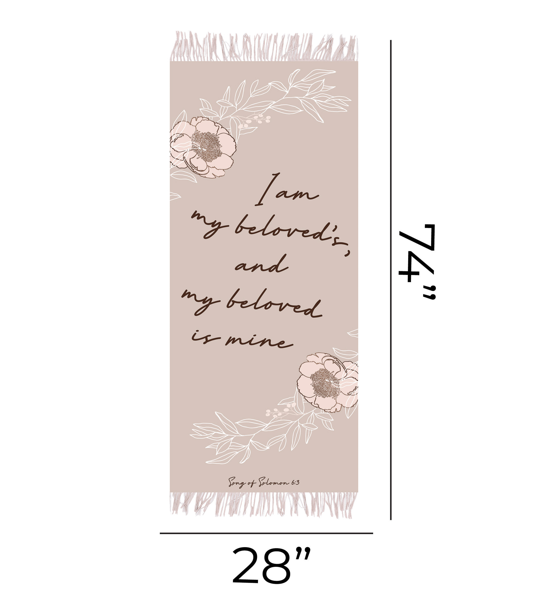 Shawl Fashion Prayer My Beloved - Image 9