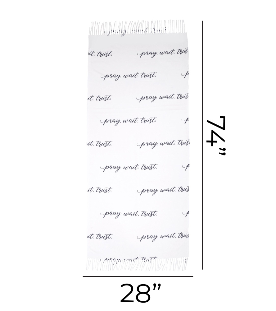 Shawl Fashion Prayer - Pray Wait Trust - Image 8