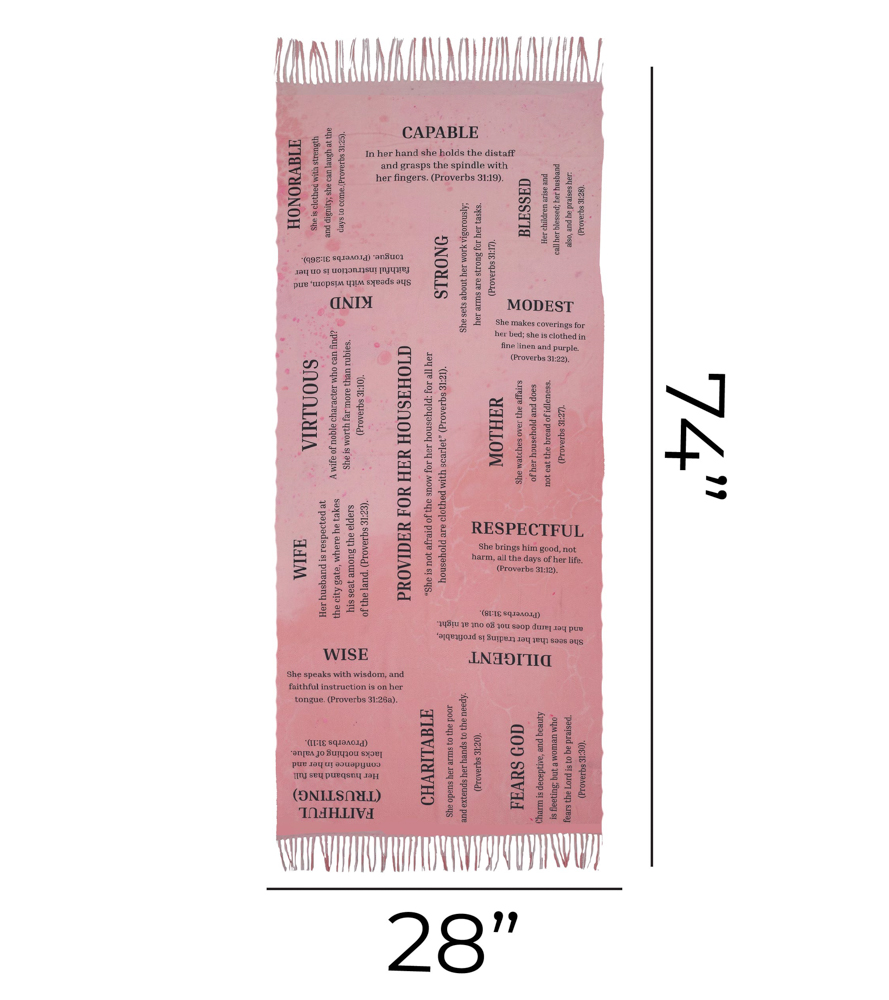 Shawl Fashion Prayer - Virtuous Woman - Image 7