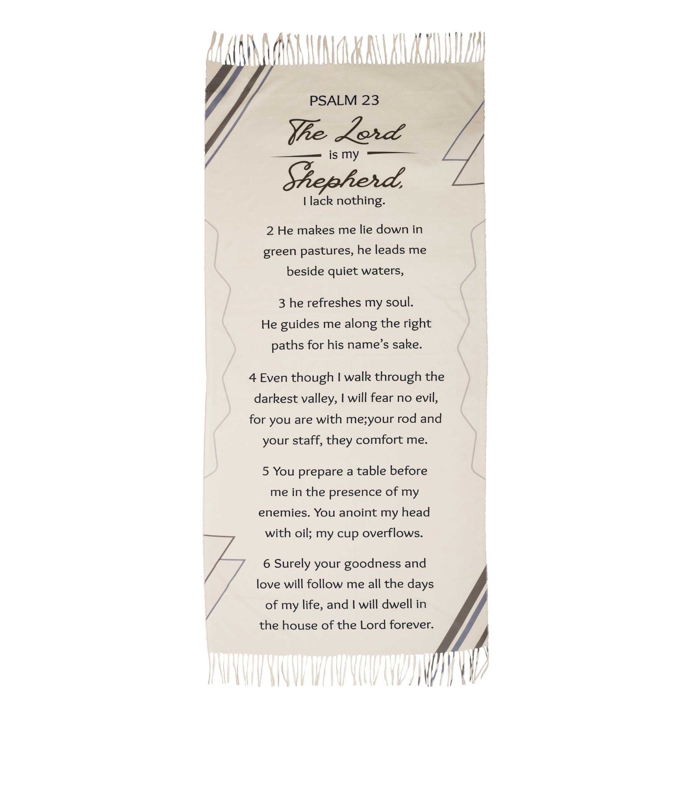 Shawl fashion Prayer - Psalm 23 | Swanson Christian Products