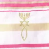 Prayer Shawl Gold And Pink Traditional Messianic w/ Tallit- Swanson Christian Products