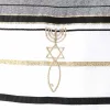 Prayer Shawl – Gold and Black – Traditional Messianic with Tallit – 72″ X 22″ | Swanson Christian Products