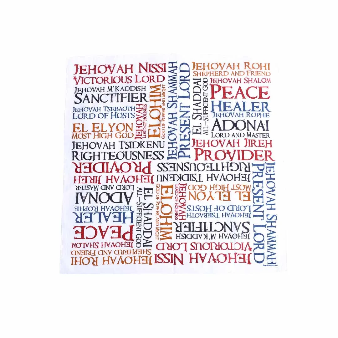 Prayer Cloth Names Of God- Swanson Christian Products
