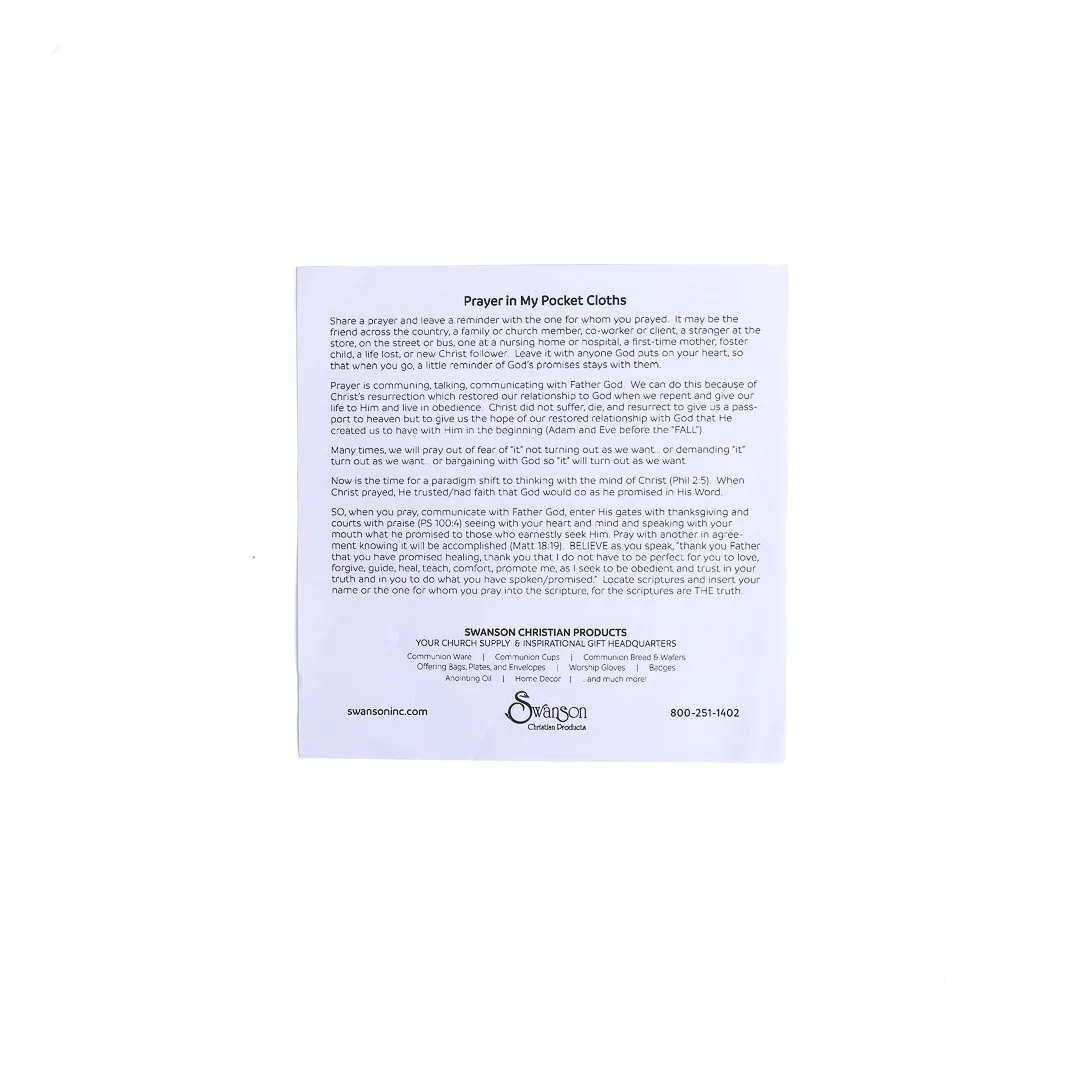 Prayers In Pocket- Promises- Swanson Christian Products