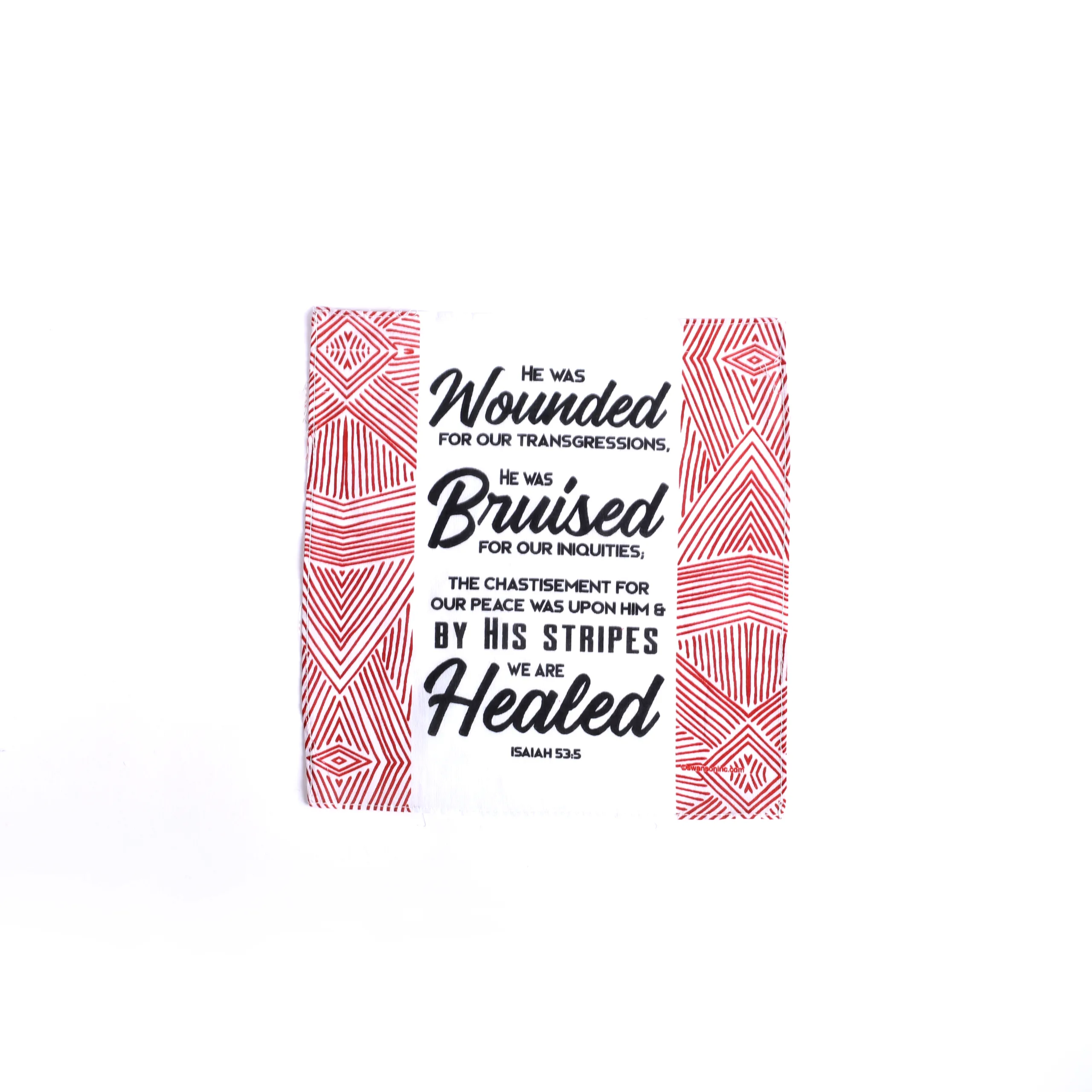 Prayers In Pocket- Isaiah 53:5 bible verse- Swanson Christian Products