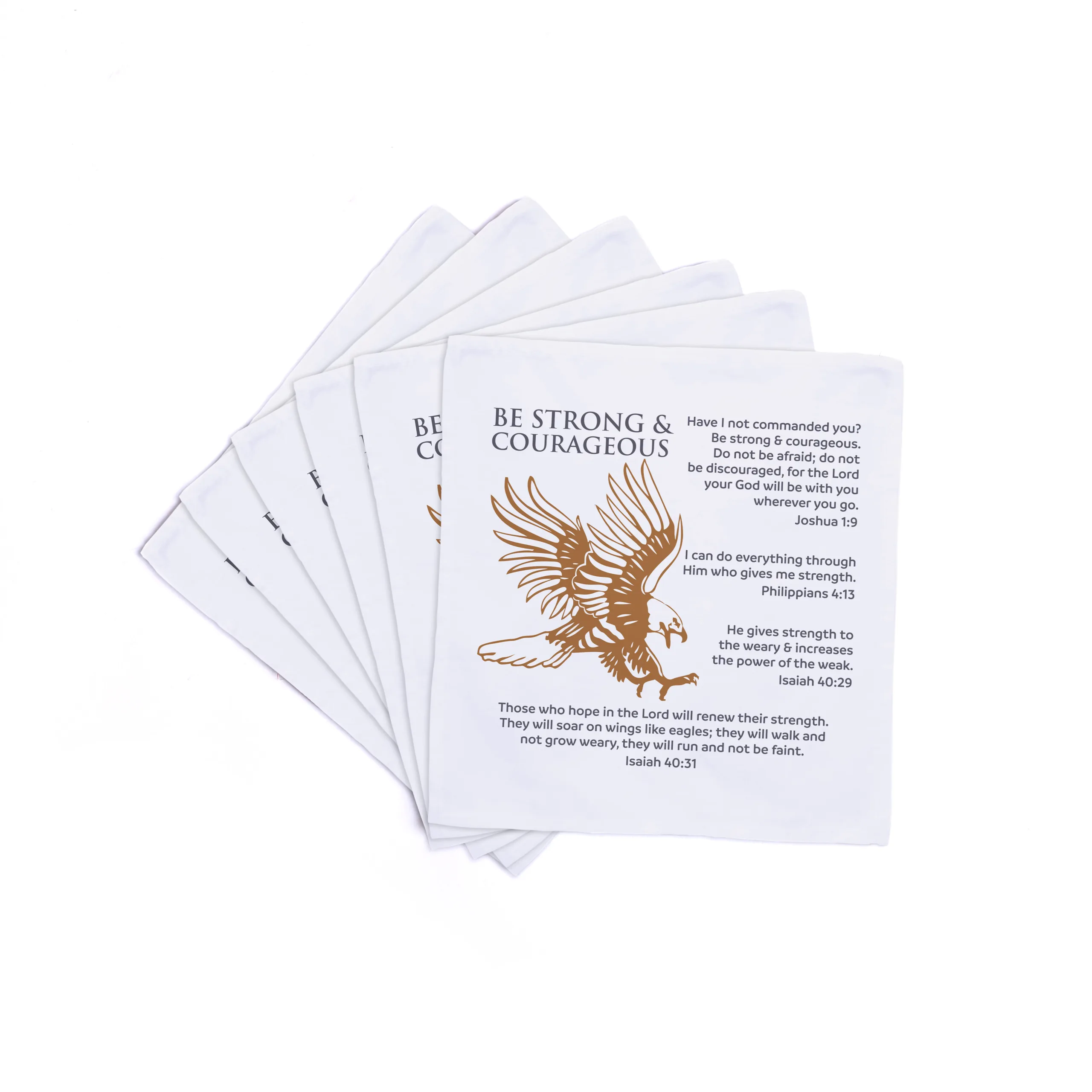 Prayers In Pocket- Be Strong & Courageous- Swanson Christian Products