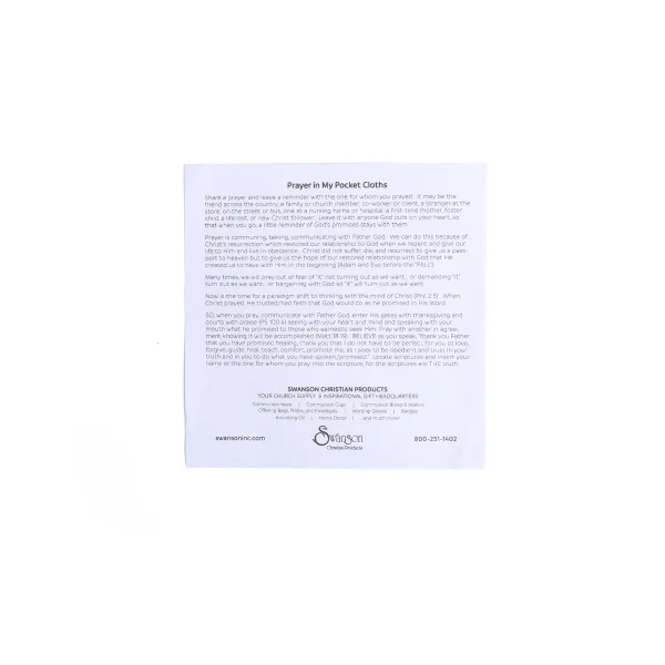 Prayers In Pocket- Be Strong & Courageous- Swanson Christian Products
