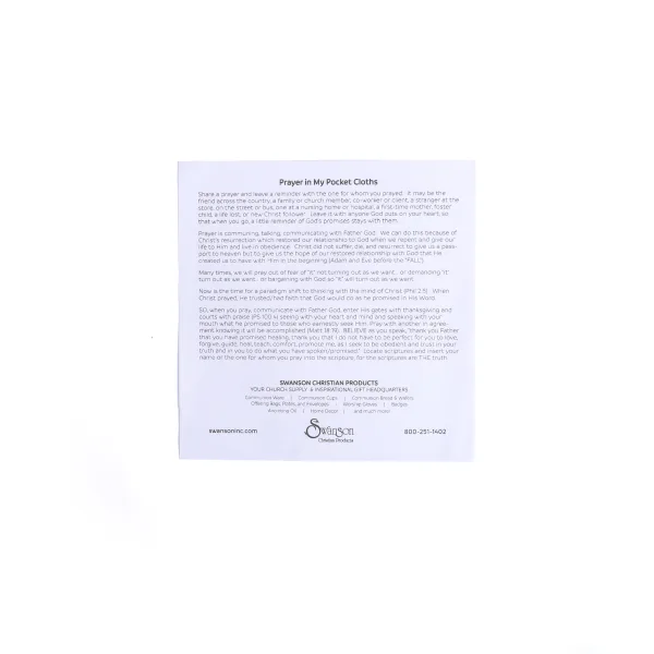 Prayers In My Pocket Names Of God 8"X8" 6Pc | Swanson Christian Products