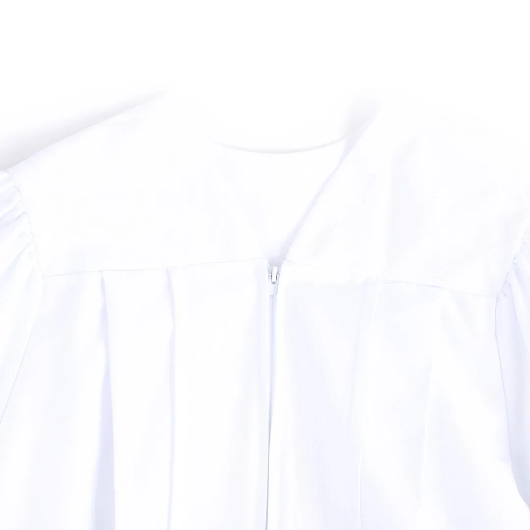 Baptismal Gown - Box Pleats - XS White -Swanson Christian Products
