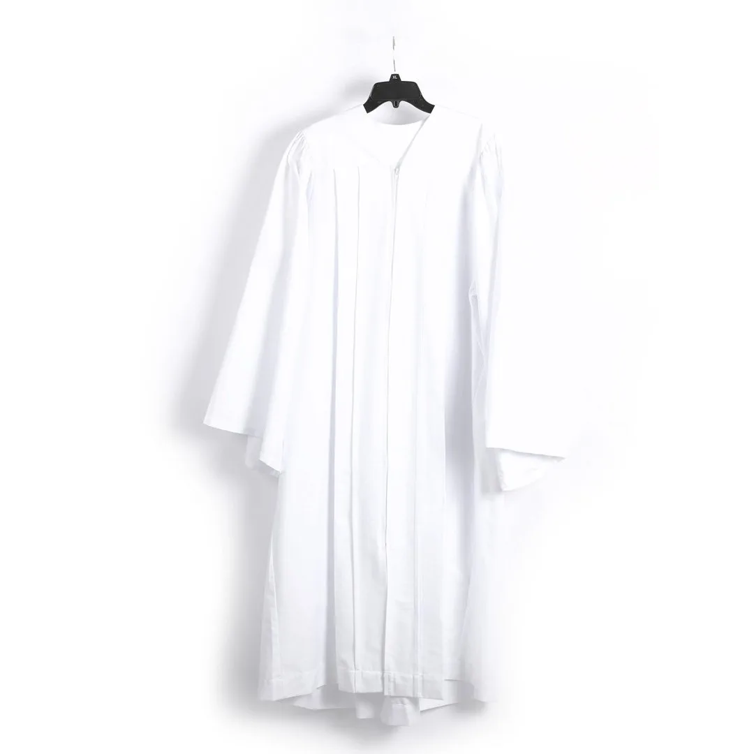 Baptismal Gown - Box Pleats - XS White -Swanson Christian Products