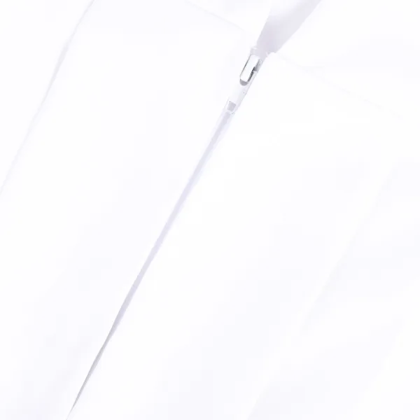 Zipper- Baptismal Gown - Box Pleats - XS White -Swanson Christian Products
