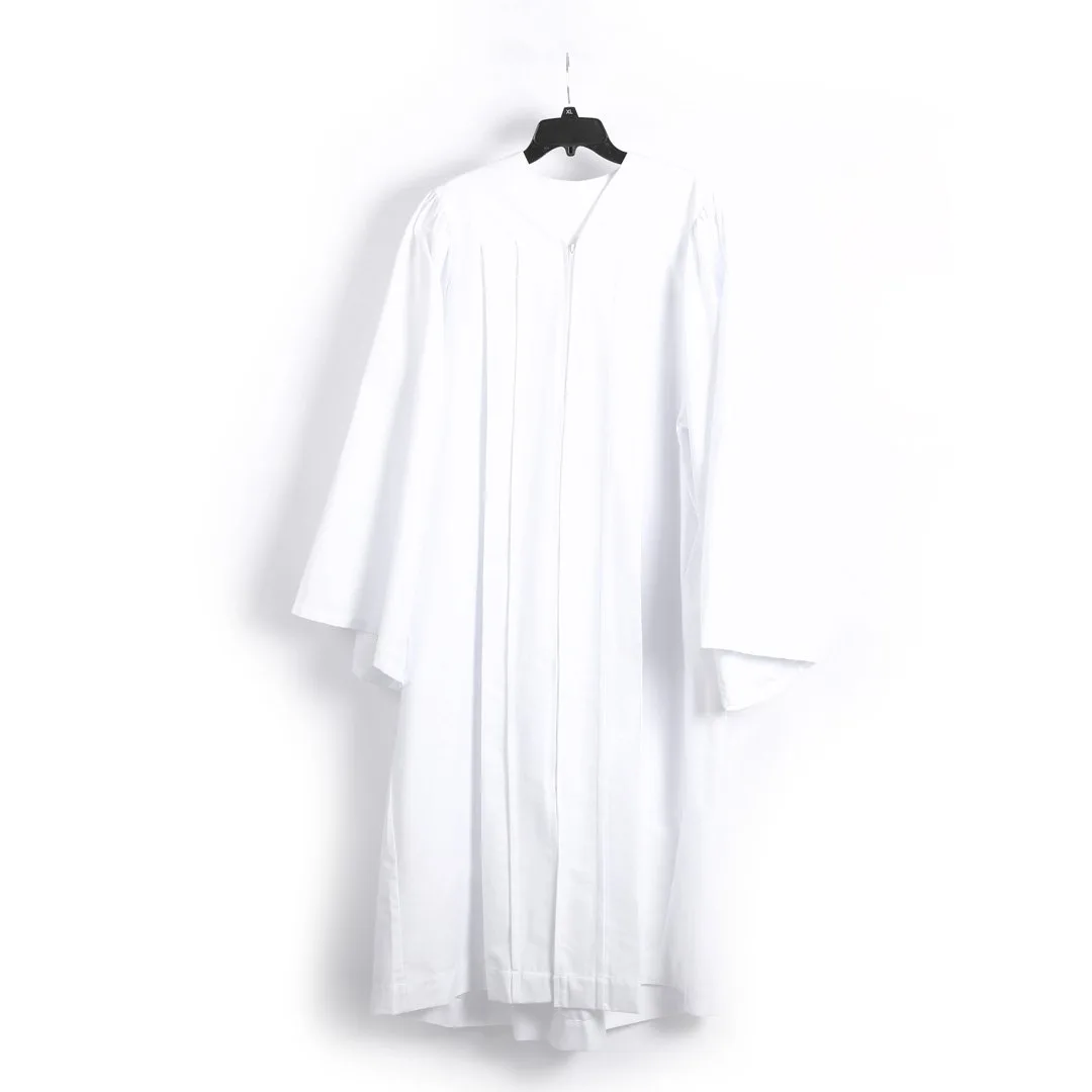 Baptismal Gown - Box Pleats - XS White -Swanson Christian Products