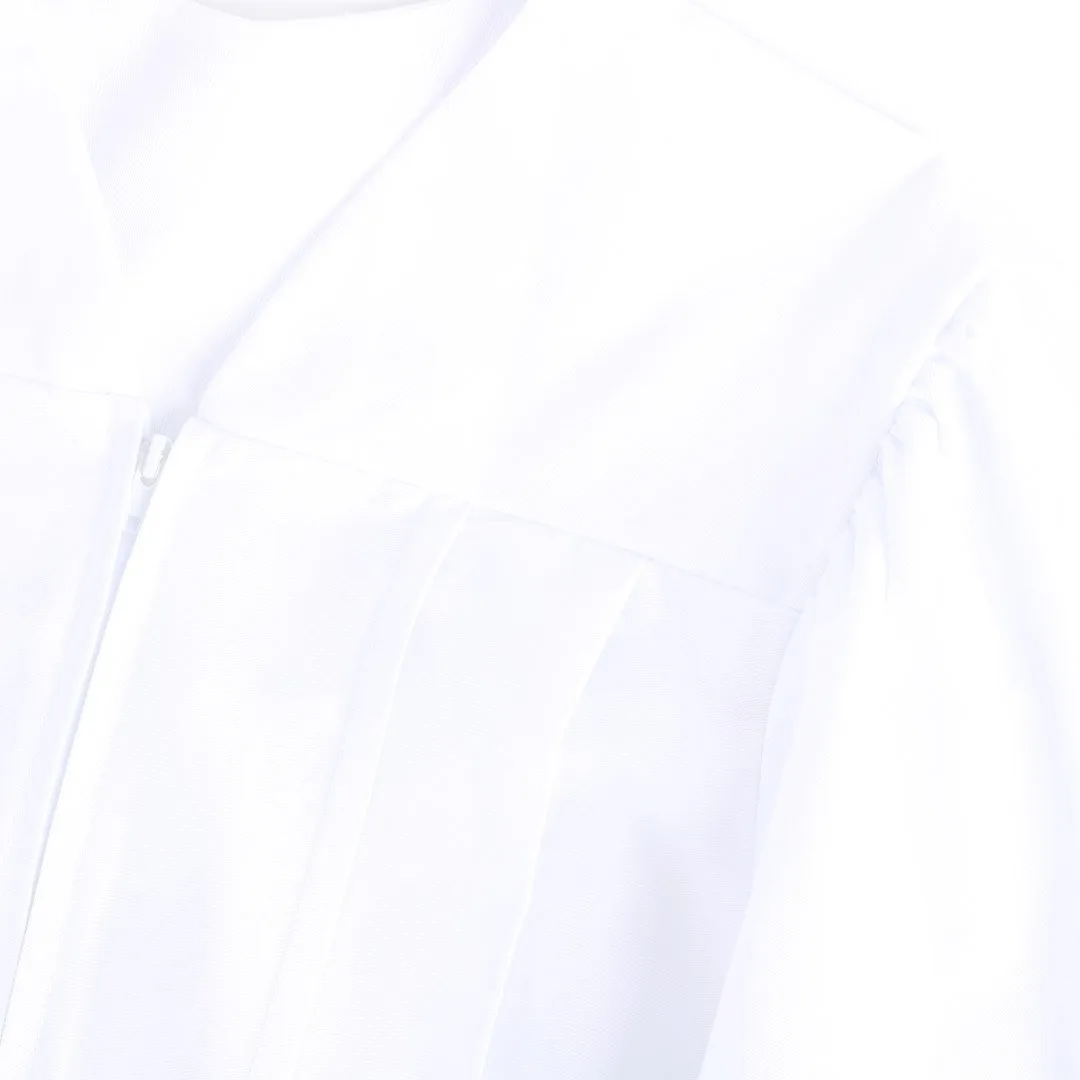 Baptismal Gown - Box Pleats - XS White -Swanson Christian Products