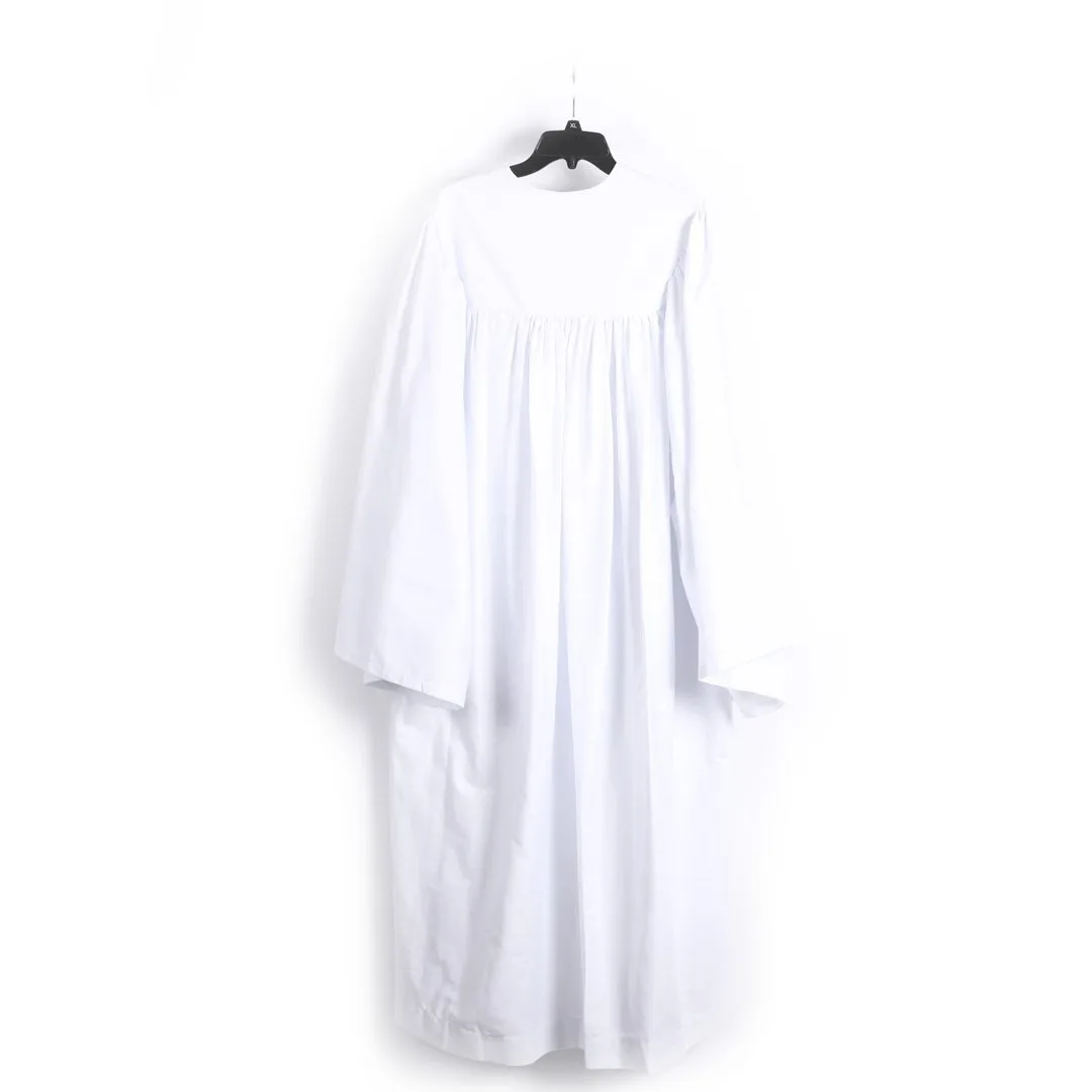 Baptismal Gown - Box Pleats - XS White -Swanson Christian Products