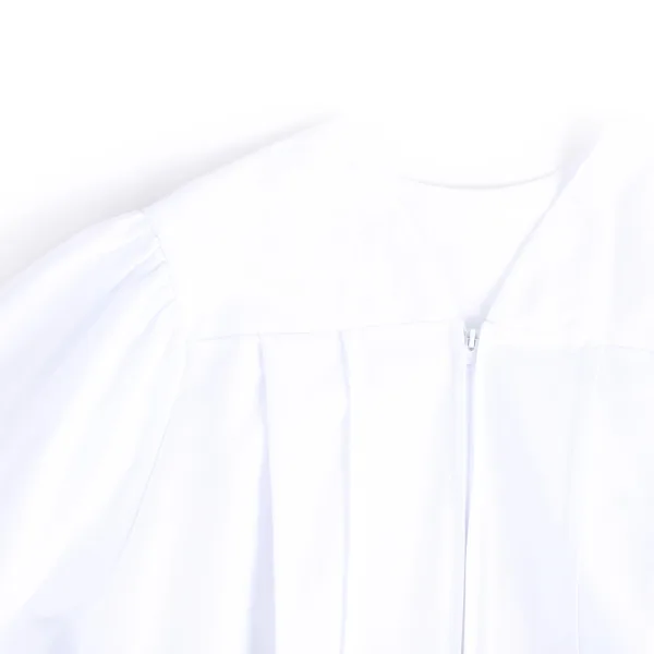 Baptismal Gown - Simple Pleats - XS White - Polyester | Swanson Christian Products