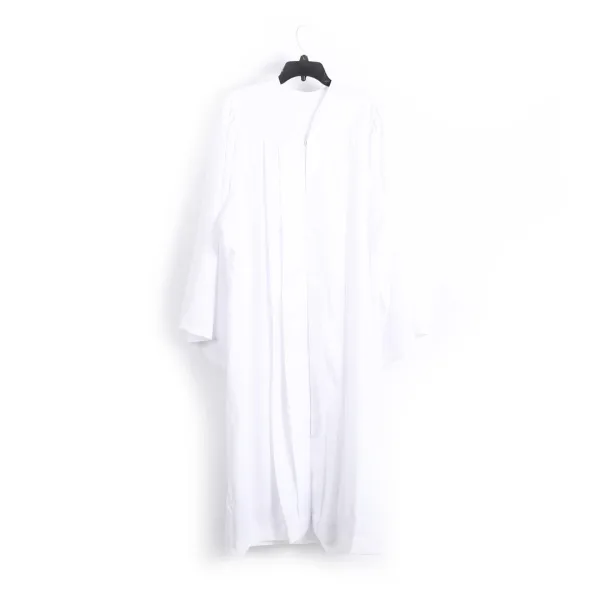 Baptismal Gown - Simple Pleats - XS White - Polyester | Swanson Christian Products