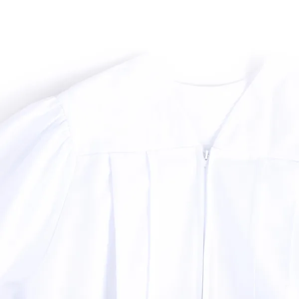 Baptismal Gown - Simple Pleats - S White - Polyester | Swanson Christian Products