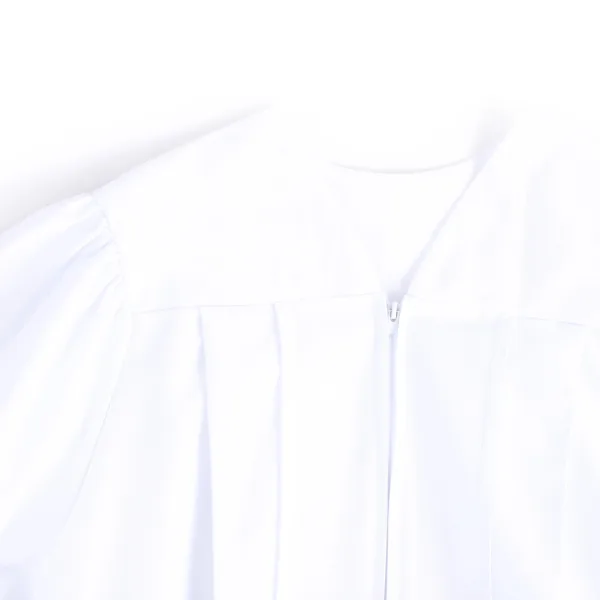 Baptismal Gown - Simple Pleats - M White - Polyester | Swanson Christian Products