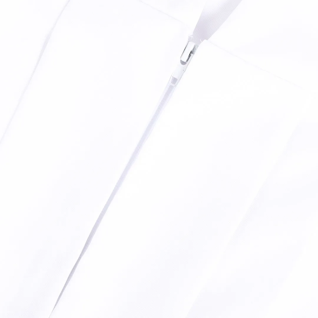Baptismal Gown - Simple Pleats - L White - Polyester | Swanson Christian Products