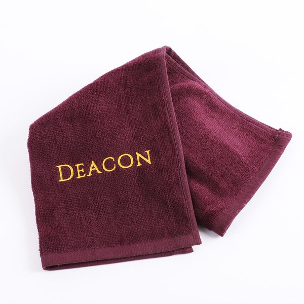 Pastor Towel - Deacon - Burgundy - Cotton | Swanson Christian Products
