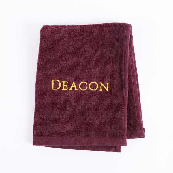 Pastor Towel - Deacon - Burgundy - Cotton | Swanson Christian Products