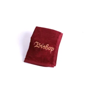 Pastor Towel – Bishop – Burgundy – Cotton