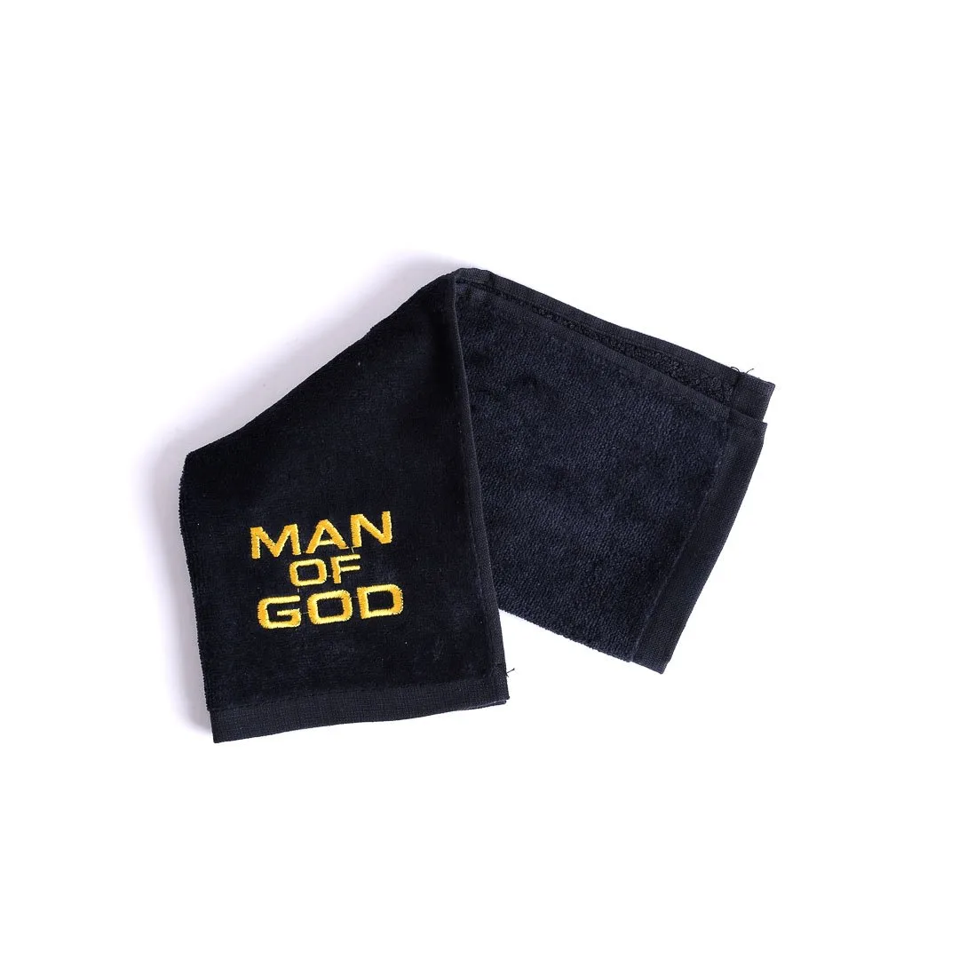 Pastor Towel Man Of God Black Cotton- Swanson Christian Products