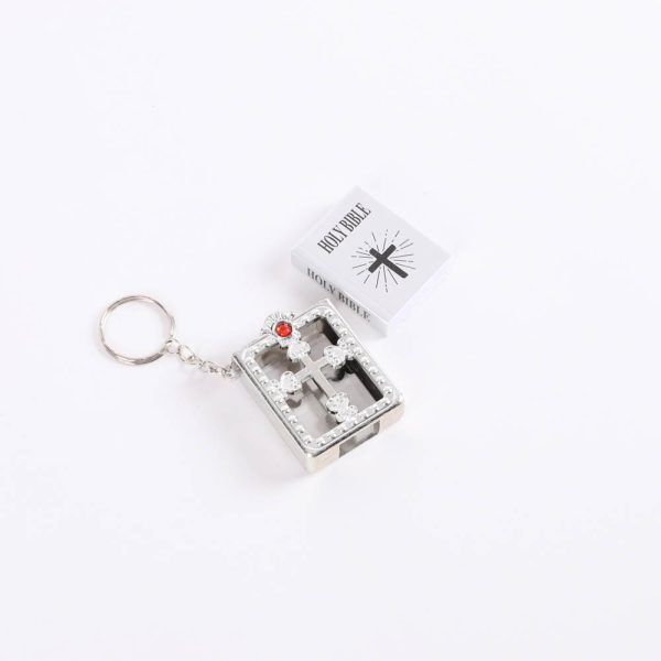 Bible Keychain - Ornate Silver - Pack 6 - Swanson Christian Products